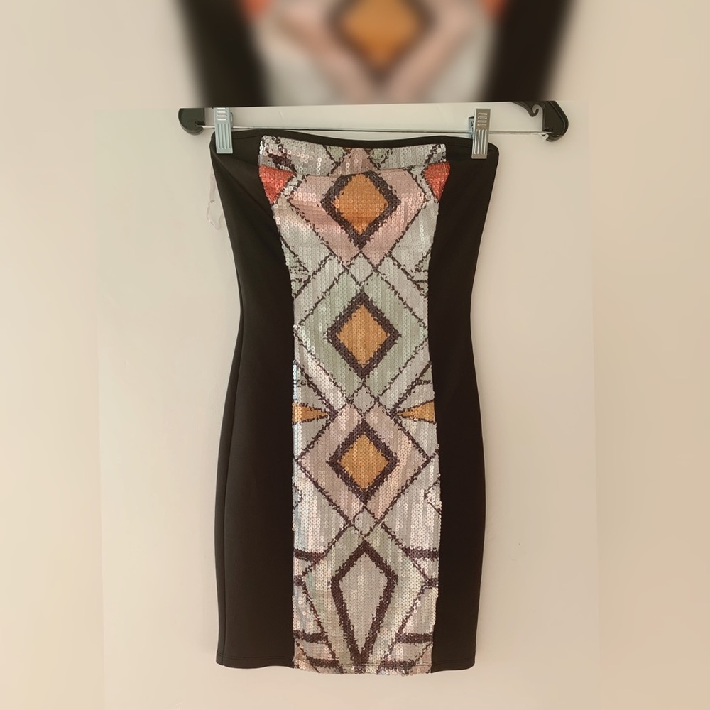 Beaded Black Dress